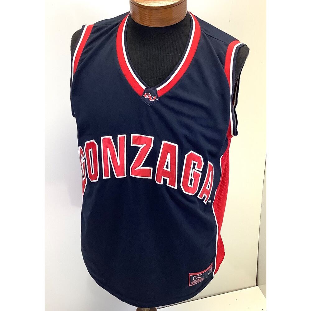 #33 Gonzaga Bulldogs Basketball Colosseum Jersey Size XL Killian Tillie Dk Blue